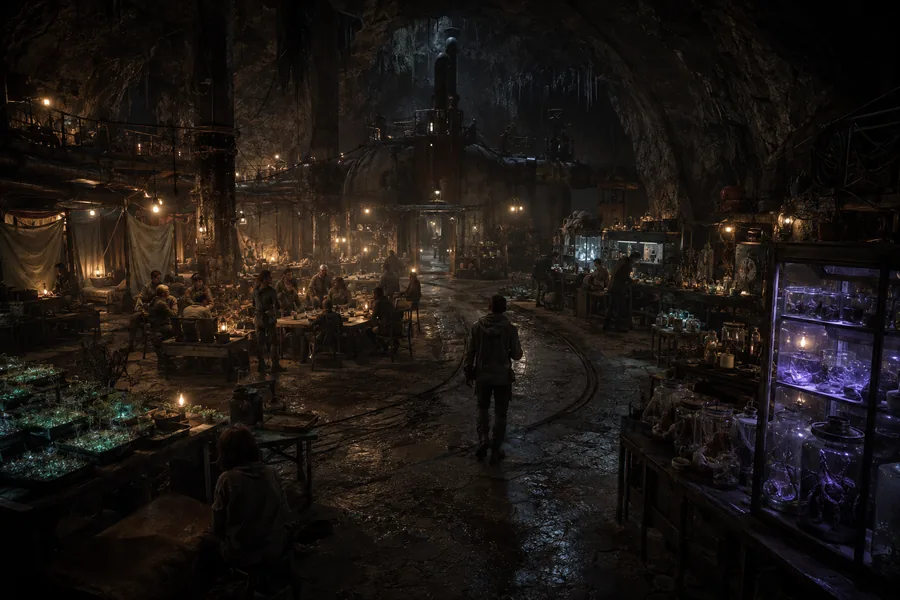 The Warren — the hidden resistance base
